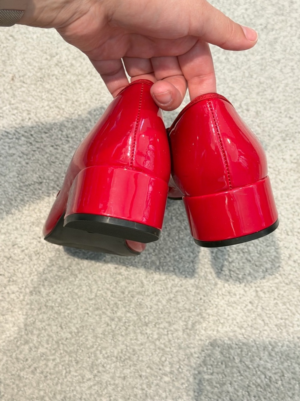 Madden Girl Red Patent Ballet Flats - Picture 4 of 6